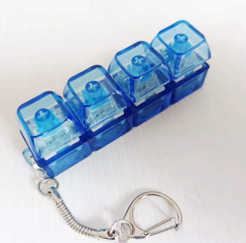 Przycisk Keycap Fidget Brelok 4-klawiszowy Klawiatura